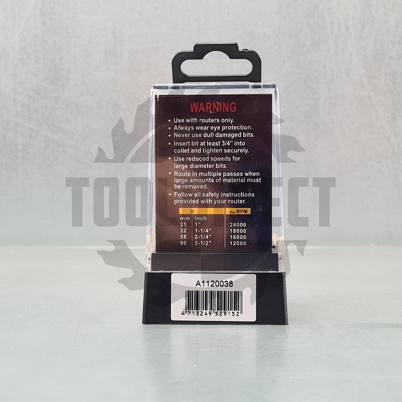 Фреза профильная Z2 R3.57/4.36 D37.8x19.1x71 S12 ARDEN A1120038