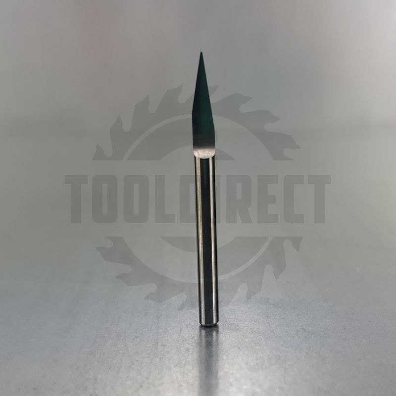 Гравер конический (V-образный) радиусный Угол V=20° D=0.3x40 S=3.175 Tideway