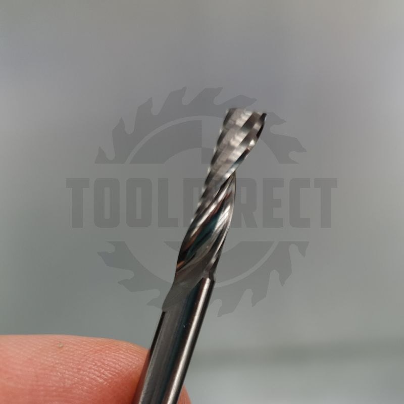 Фреза спиральная для ЧПУ однозаходная Z1 (верхний рез) D=4x15x40 S=4 Tideway