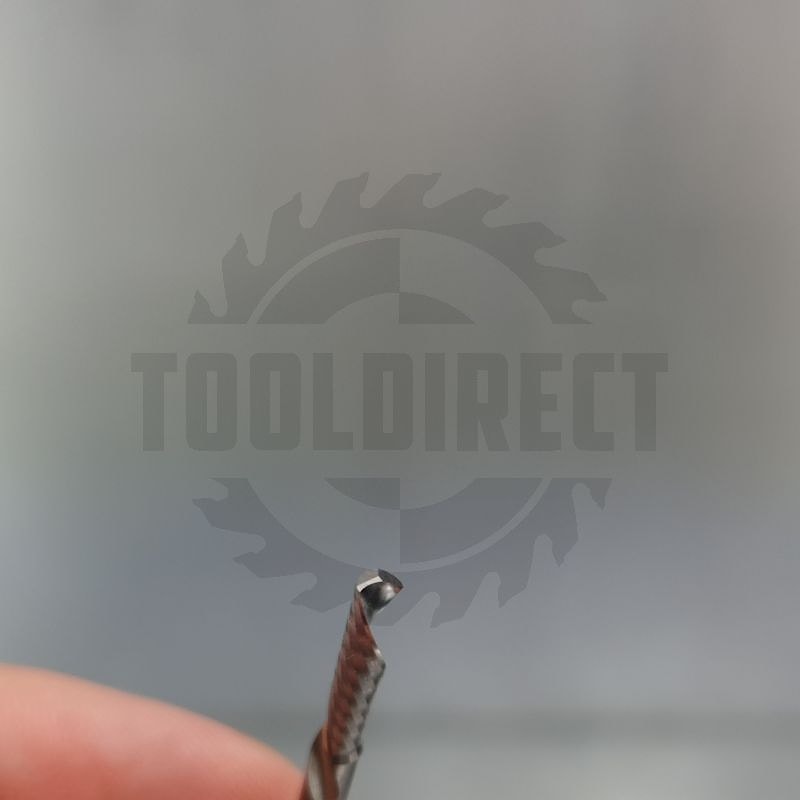 Фреза спиральная для ЧПУ однозаходная Z1 (нижний рез) D=3.175x15x45 S=3.175 Tideway