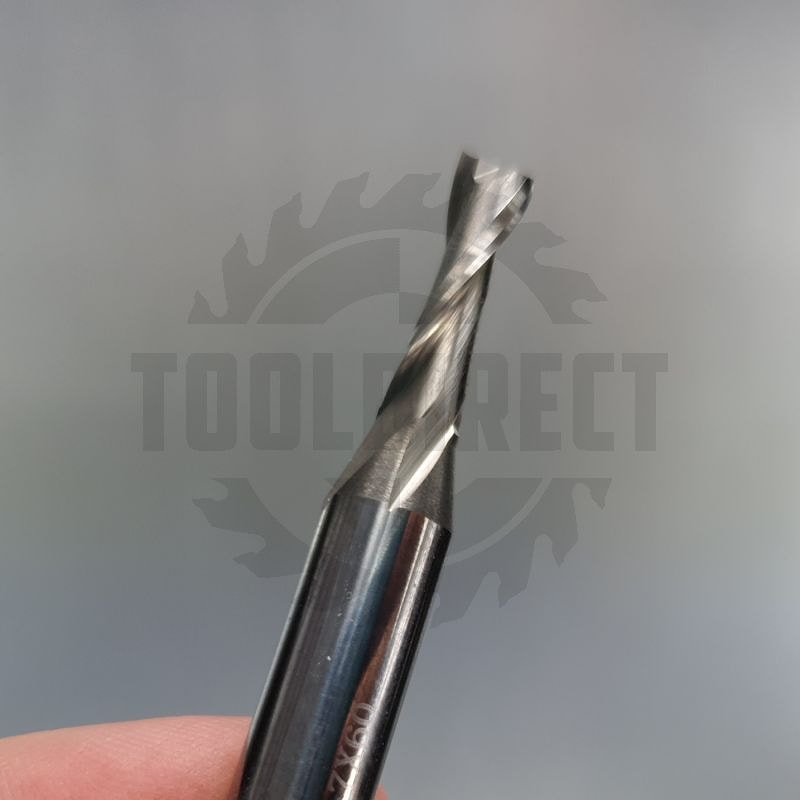 Фреза спиральная Z2 (верхний рез) D=5x17x60 S=8 Tideway