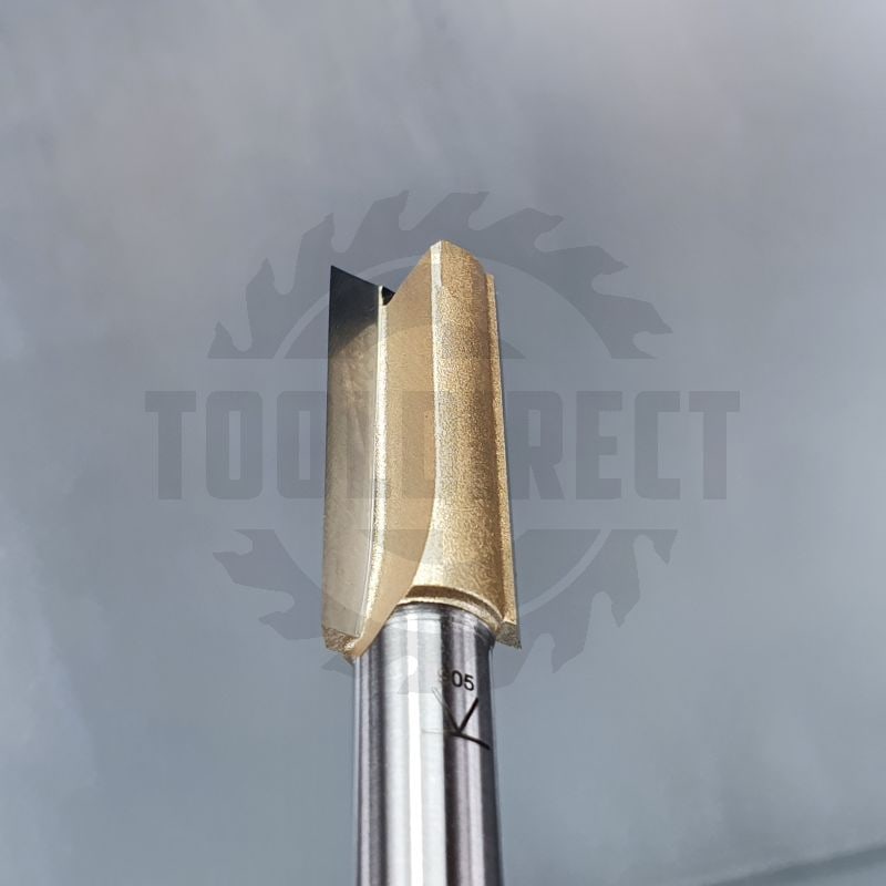 Фреза концевая прямая пазовая с врезным зубом (длинная серия) D=12x30x120 S=8 Z=2+1 HW ARDEN