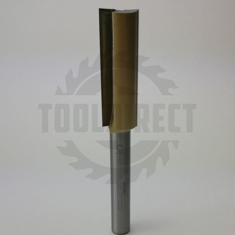 Фреза концевая прямая пазовая с врезным зубом (длинная серия) D=20x60x120 S=12 Z=2+1 HW ARDEN