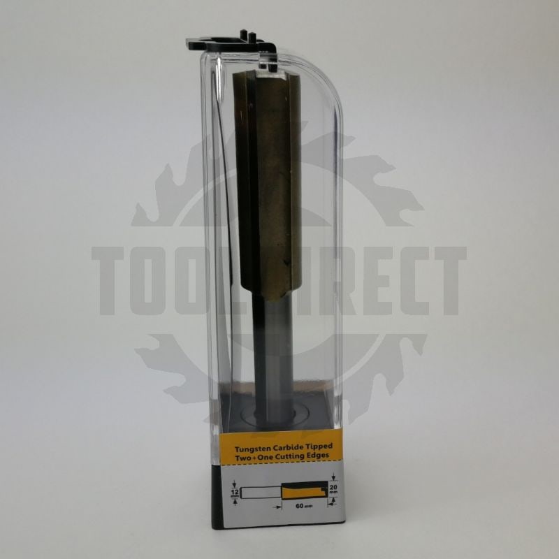 Фреза концевая прямая пазовая с врезным зубом (длинная серия) D=20x60x120 S=12 Z=2+1 HW ARDEN