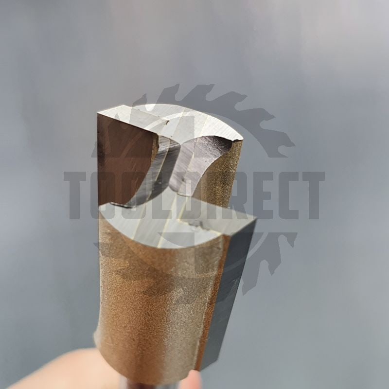 Фреза концевая прямая пазовая с врезным зубом D=16x30x90 S=8 Z2+1 HW ARDEN   