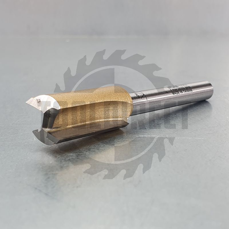 Фреза концевая прямая пазовая с врезным зубом D=16x30x90 S=8 Z2+1 HW ARDEN   