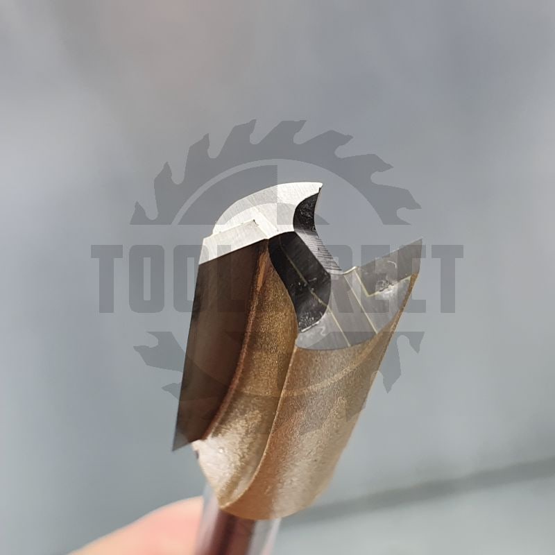 Фреза концевая прямая пазовая с врезным зубом D=16x30x90 S=8 Z2+1 HW ARDEN   
