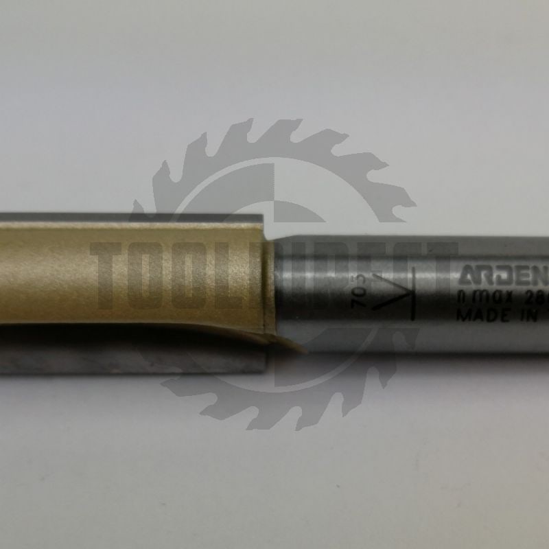 Фреза концевая прямая пазовая с врезным зубом D=16x38x78 S=12 Z=2+1 HW ARDEN   