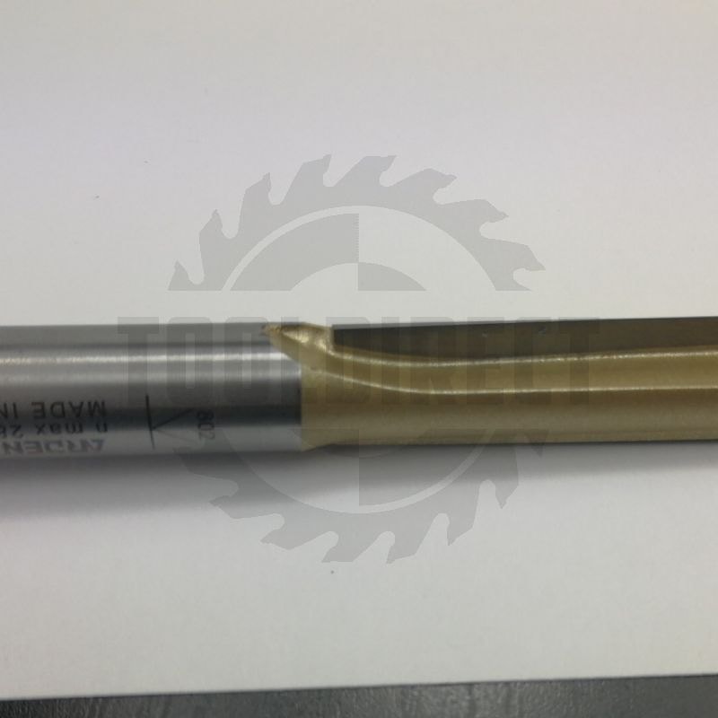 Фреза концевая прямая пазовая для фрезера и ЧПУ D=12x50x94 S=12 (наклонное лезвие 3°) Z2 HW ARDEN   