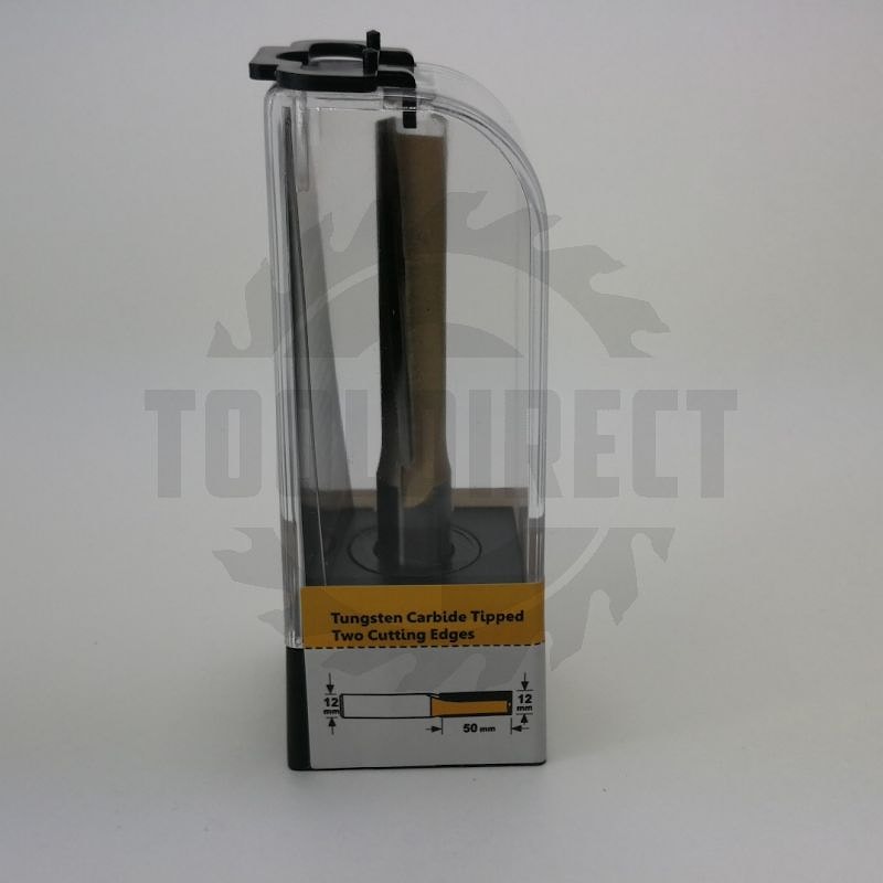 Фреза концевая прямая пазовая для фрезера и ЧПУ D=12x50x94 S=12 (наклонное лезвие 3°) Z2 HW ARDEN   