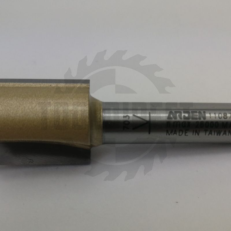Фреза концевая прямая пазовая для фрезера и ЧПУ D=16x20x52 S=8 Z2 HW ARDEN   