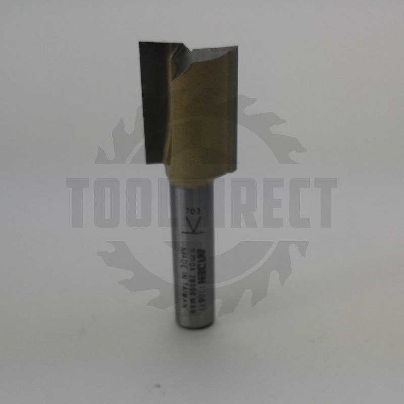 Фреза концевая прямая пазовая для фрезера и ЧПУ D=16x20x52 S=8 Z2 HW ARDEN   