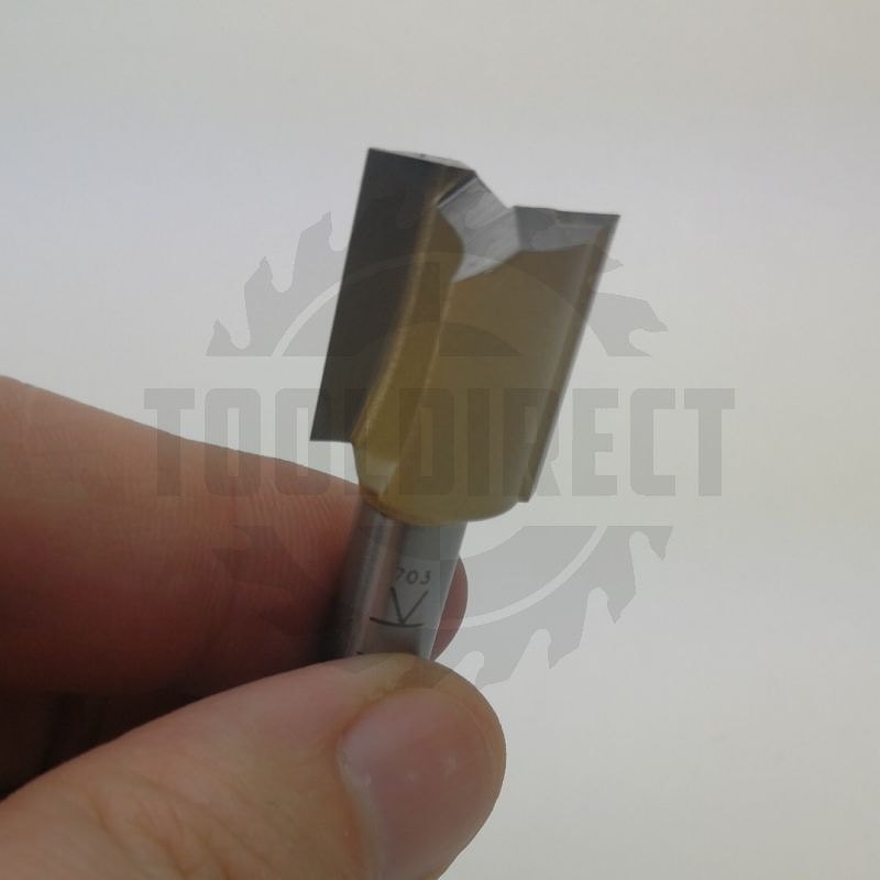Фреза концевая прямая пазовая для фрезера и ЧПУ D=16x20x52 S=8 Z2 HW ARDEN   