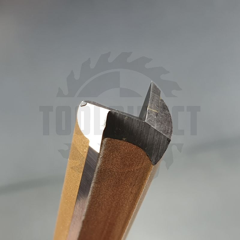 Фреза концевая прямая пазовая для фрезера и ЧПУ D=16x90x130 S=12 Z2 HW ARDEN