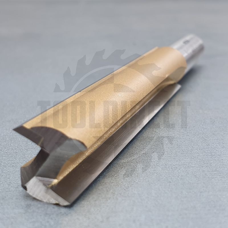 Фреза концевая прямая пазовая для фрезера и ЧПУ D=16x90x130 S=12 Z2 HW ARDEN