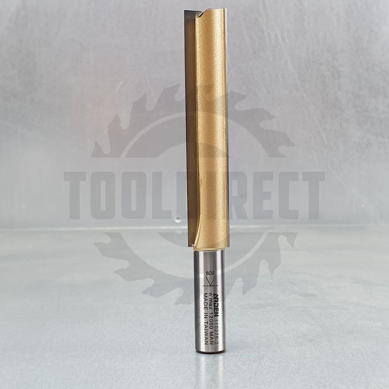 Фреза концевая прямая пазовая для фрезера и ЧПУ D=16x90x130 S=12 Z2 HW ARDEN