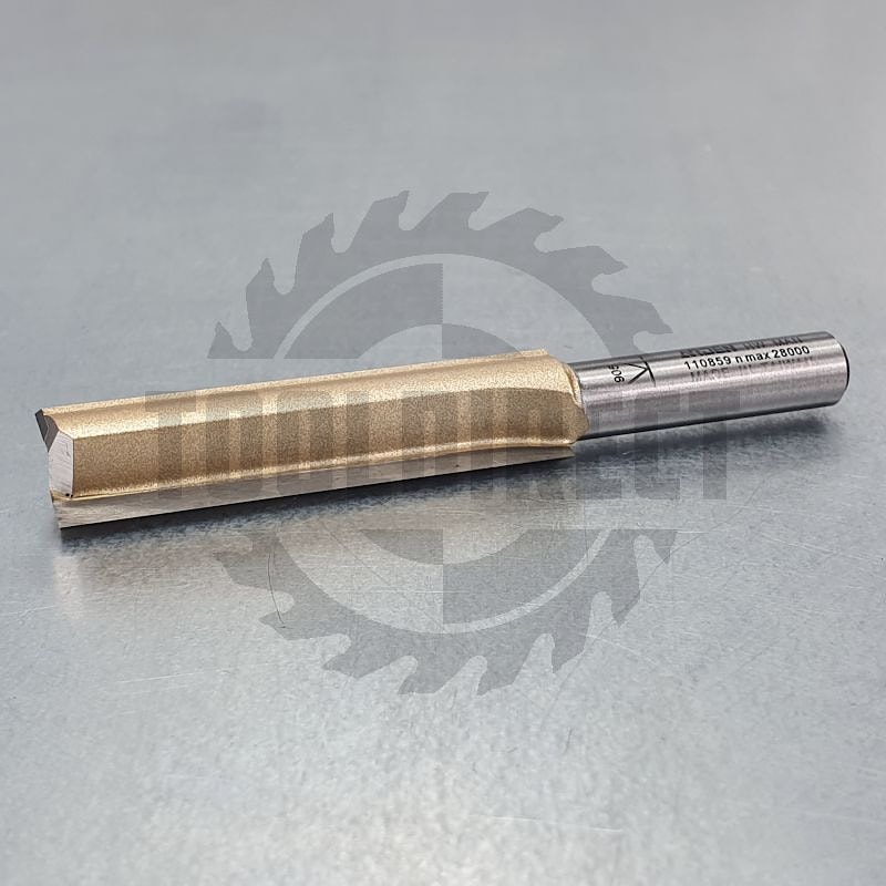 Фреза концевая прямая пазовая для фрезера и ЧПУ D=12x50x82 S=8 Z2 HW ARDEN   