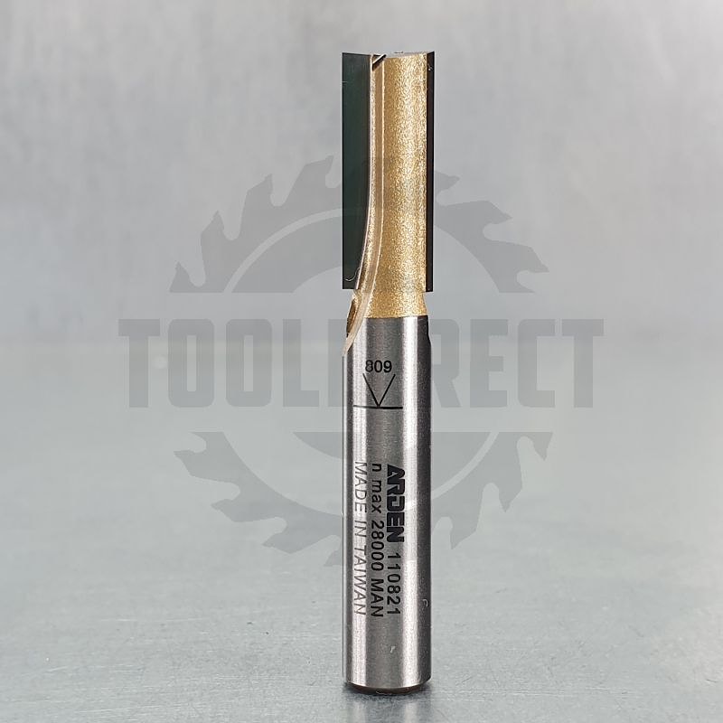 Фреза концевая прямая пазовая для фрезера и ЧПУ D=8x20x55 S=8 Z2 HW ARDEN