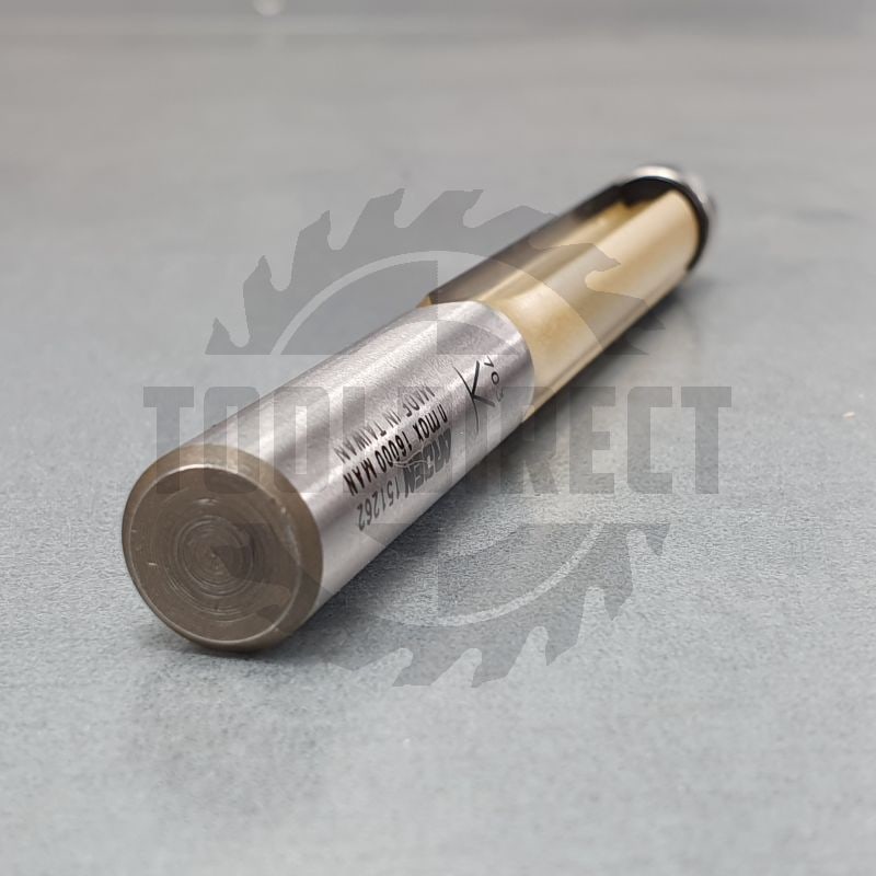 Фреза концевая прямая обгонная кромочная (нижний подшипник 706051) D=12.7x60x115 S=12 Z2 HW ARDEN