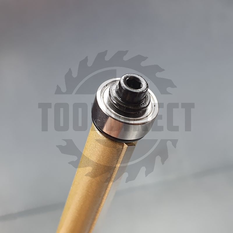 Фреза концевая прямая обгонная кромочная (нижний подшипник 706051) D=12.7x60x115 S=12 Z2 HW ARDEN