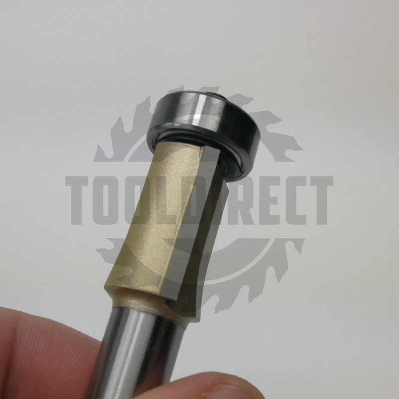 Фреза концевая прямая обгонная кромочная (нижний подшипник 706081) D=19.05x25.4x65 S=12 Z2 HW ARDEN