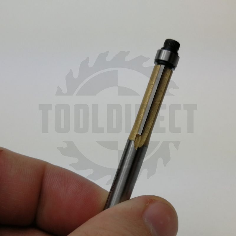 Фреза прямая обгонная кромочная (нижний подшипник 706011) D=6.35x19x55 S=6 Z2 HW ARDEN