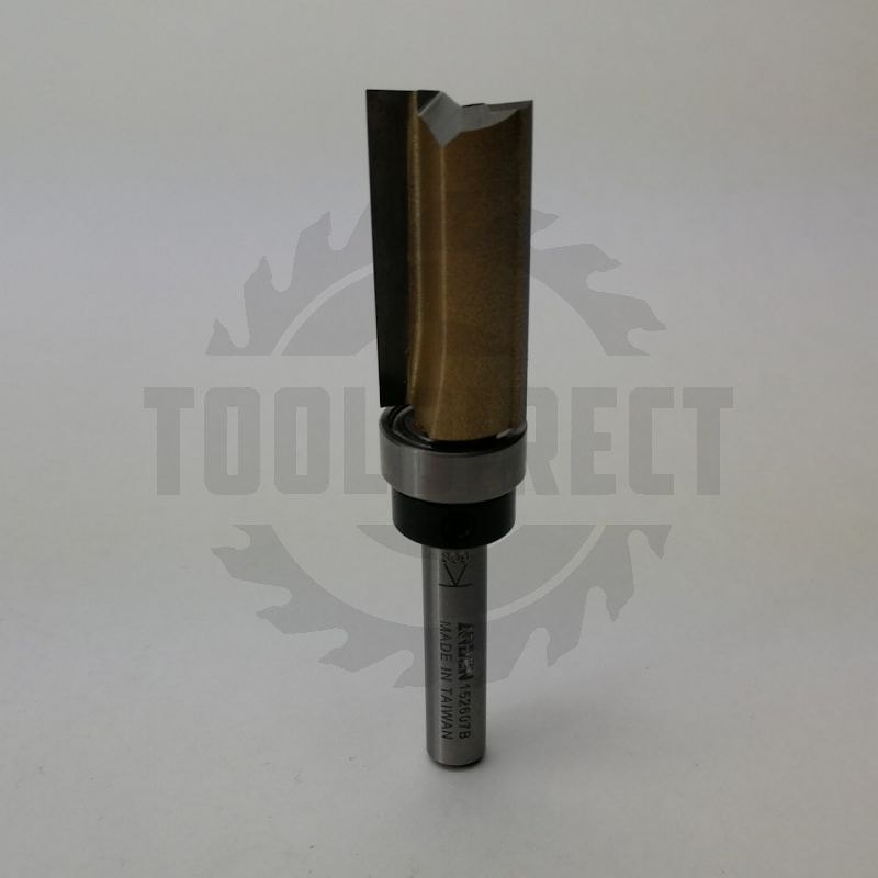 Фреза концевая обгонная кромочная (верхний подшипник 706061) D=12.7x25.4x60 S=6 Z2 HW ARDEN