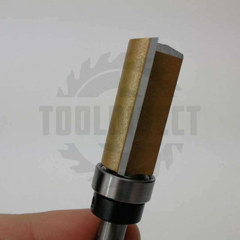 Фреза концевая обгонная кромочная (верхний подшипник 706061) D=12.7x25.4x60 S=6 Z2 HW ARDEN