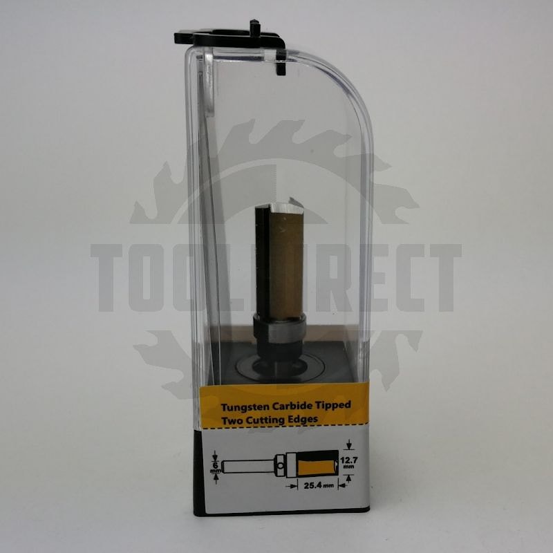 Фреза концевая обгонная кромочная (верхний подшипник 706061) D=12.7x25.4x60 S=6 Z2 HW ARDEN