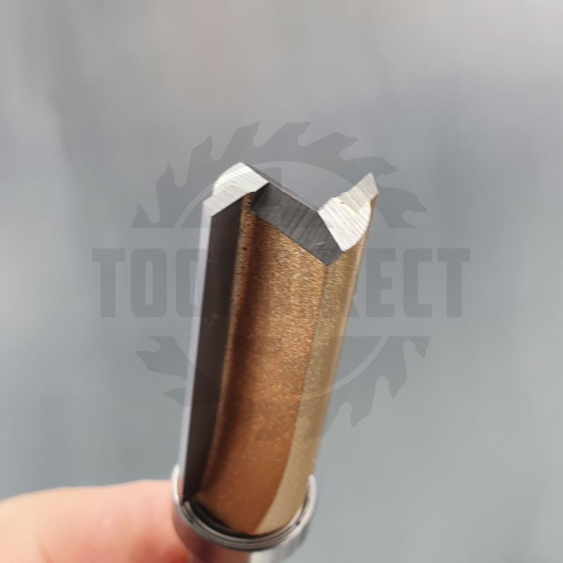 Фреза концевая обгонная (верхний подшипник 706050) D=12x32x68 S=8 Z2 HW ARDEN   