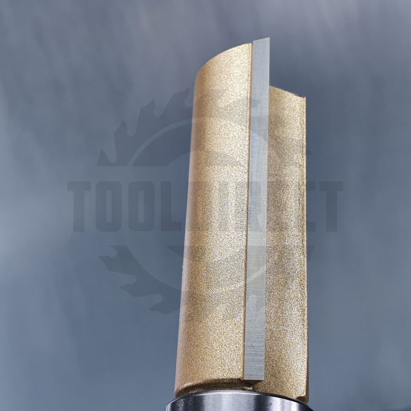 Фреза концевая прямая обгонная (верхний подшипник 706091) D=19.05x50.8x91 S=12 Z2 HW ARDEN