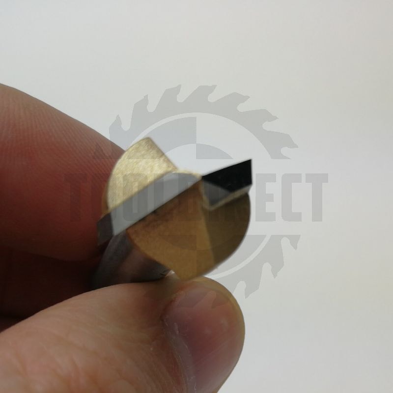 Фреза пазовая конусная V-образная угол V=120° D=15.9x9.5x40 S=8 Z2 HW ARDEN   