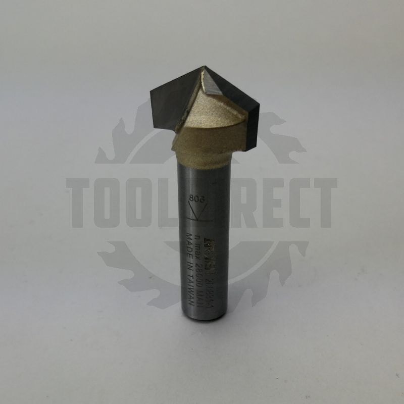 Фреза пазовая конусная V-образная угол V=120° D=15.9x9.5x40 S=8 Z2 HW ARDEN   