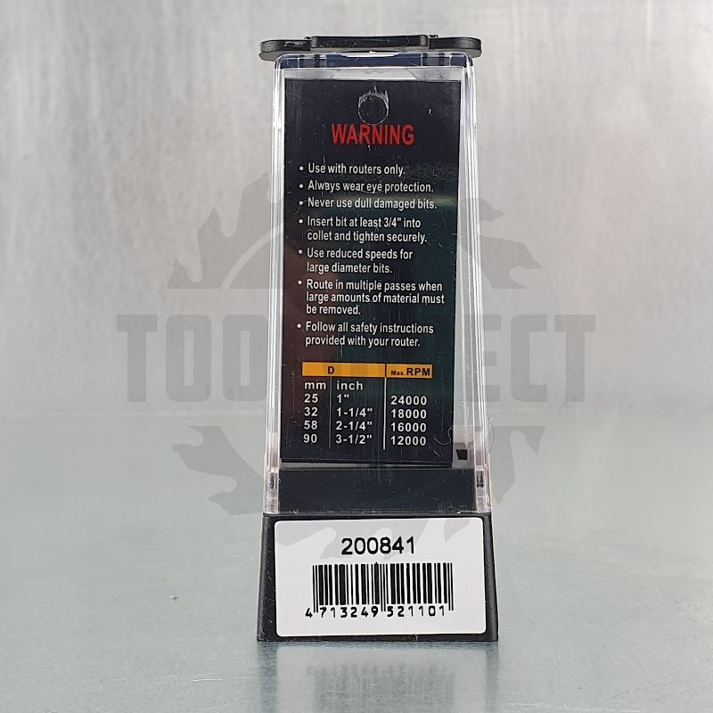 Фреза пазовая конусная V-образная угол V=90° D=19.05x15.88x45 S=8 Z2 HW ARDEN   