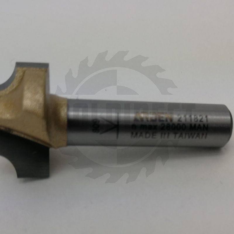 Фреза концевая Классический узор R=4 D=19.05x12.7x45 S=8 Z2 HW ARDEN   