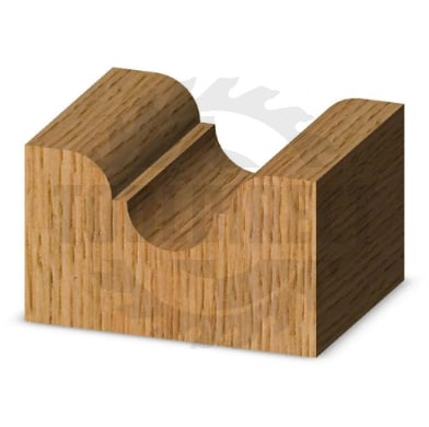 Фреза концевая Классический узор R=4 D=19.05x12.7x45 S=8 Z2 HW ARDEN   