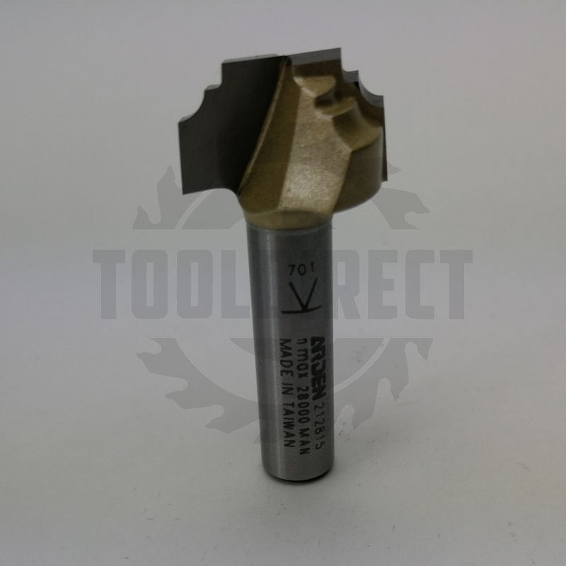 Фреза концевая "Декоративный Гусёк" R=2.4 D=19x11x40 d1=11.1 S=8 Z2 HW ARDEN