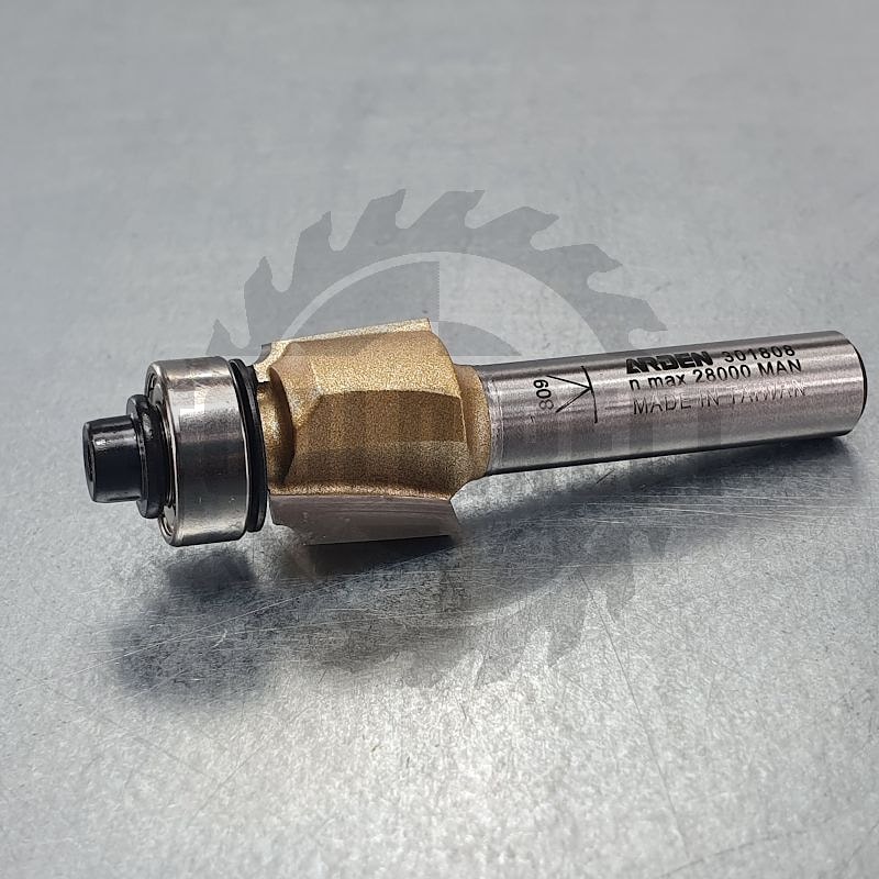 Фреза внутренний радиус (нижний подшипник 706051) кромочная R=1.6 D=15.88x12.7x46 S=8 Z2 HW ARDEN