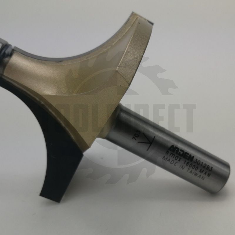 Фреза концевая радиусная внутренний (нижний подшипник 706051) R=25.4 D=63.5x31.8x90 S=12 Z2 HW ARDEN