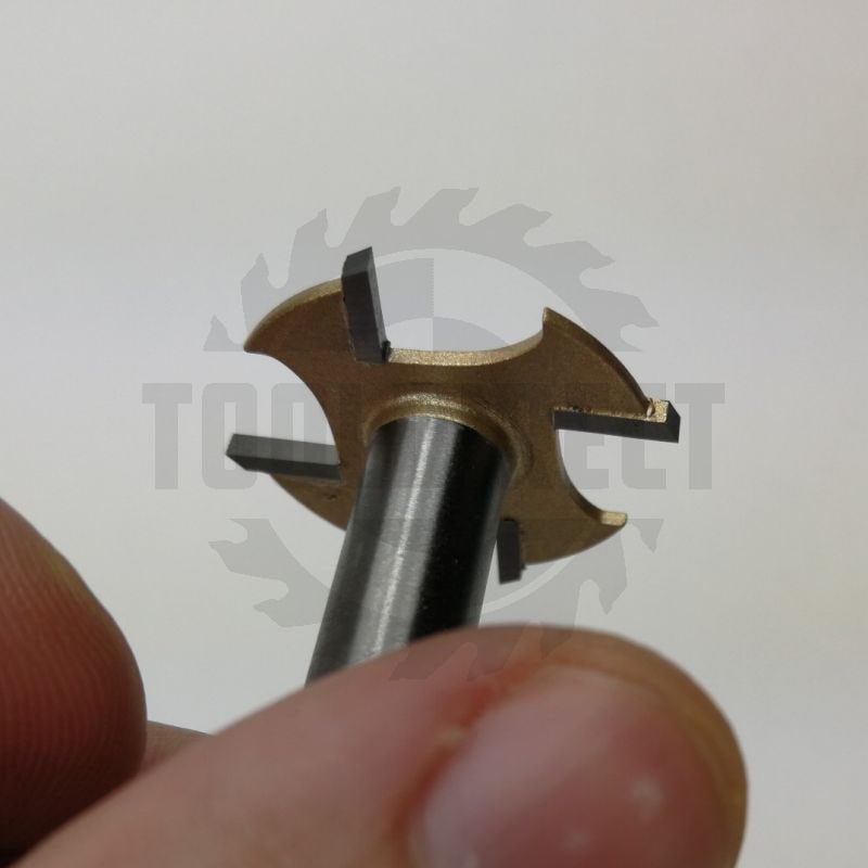 Фреза концевая пазовая Т-образная D=27x1.7x34 h=8 S=8 Z4 HW ARDEN   
