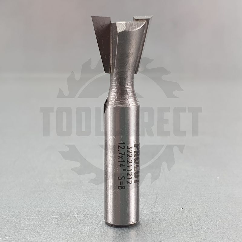 Фреза концевая "Ласточкин хвост" угол 14° D=12.7x12x45 S=8 PROCUT