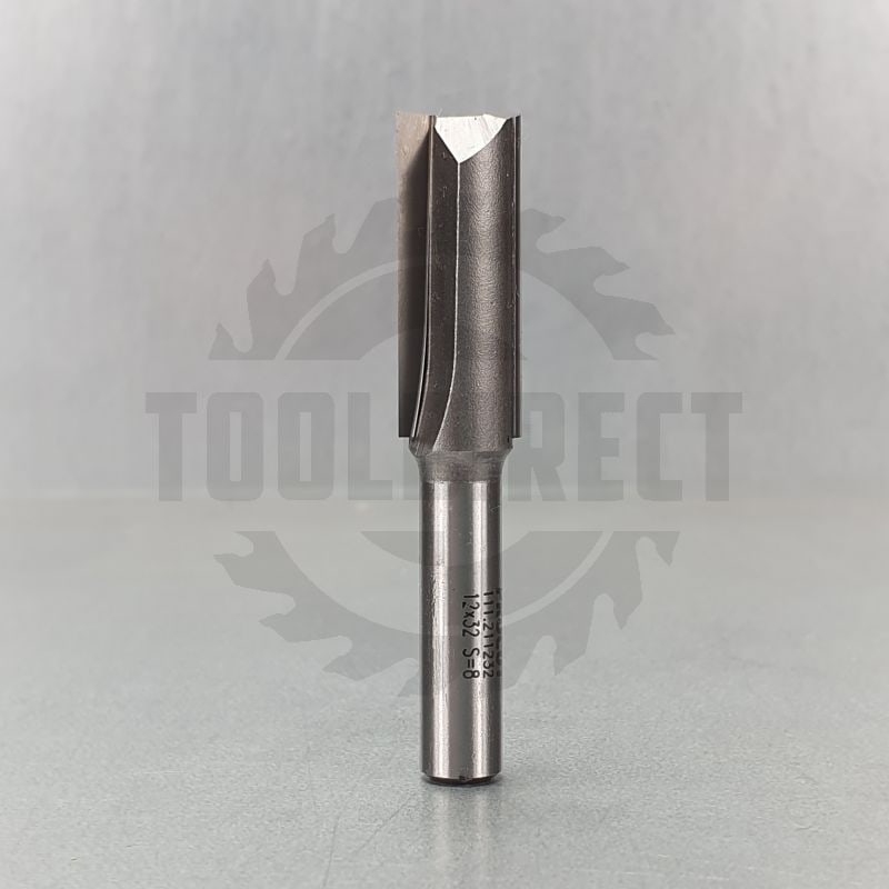 Фреза концевая прямая пазовая для ручного и ЧПУ D=12x32x64 S=8 Z2 HW PROCUT   