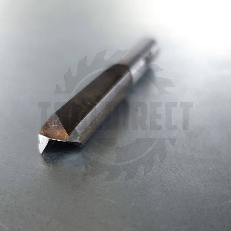 Фреза концевая прямая пазовая для ручного фрезера и ЧПУ D=10x32x64 S=8 Z2 HW PROCUT   