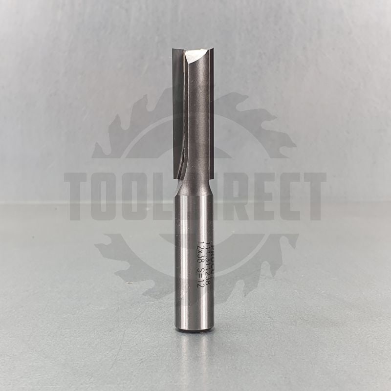 Фреза концевая прямая пазовая для фрезера и ЧПУ D=12x38x82 S=12 Z2 HW PROCUT   