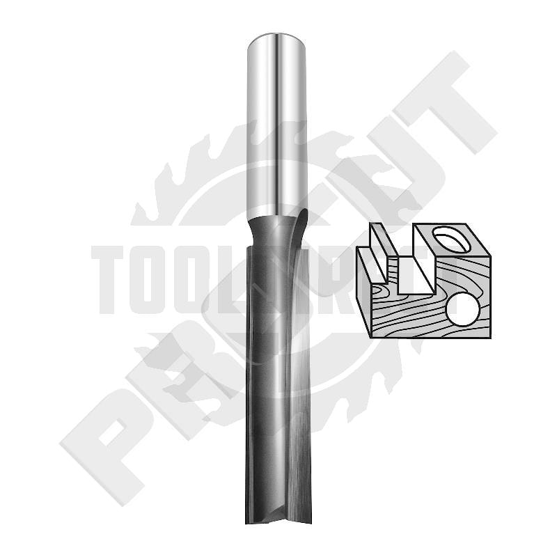 Фреза концевая прямая пазовая D=8x20x57 S=8 Z2 HW PROCUT