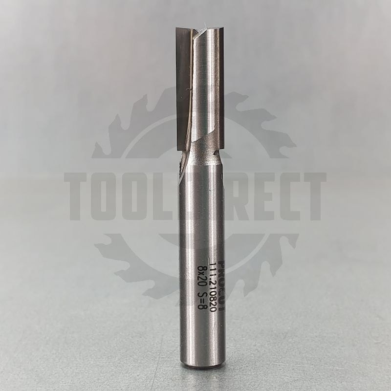 Фреза концевая прямая пазовая D=8x20x57 S=8 Z2 HW PROCUT