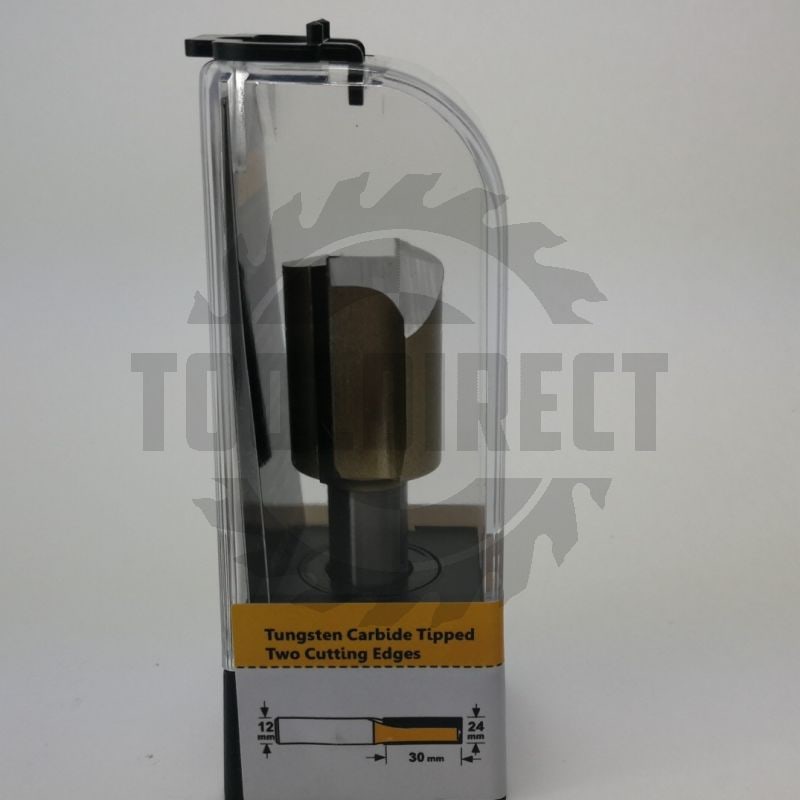 Фреза концевая прямая пазовая для фрезера и ЧПУ D=24x30x72 S=12 Z2 HW ARDEN