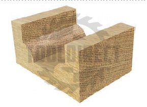 Фреза радиусная (псевдофиленка) "Ovolo" R=3 D=14x9.4x42 S=8 Z2 HW ARDEN