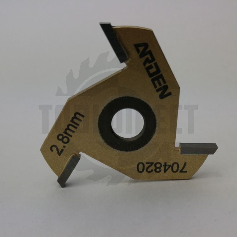 Сменный режущий диск, пазовый (крепление гайкой) Т-образная D=47.6 i=2.8 Z3 HW ARDEN