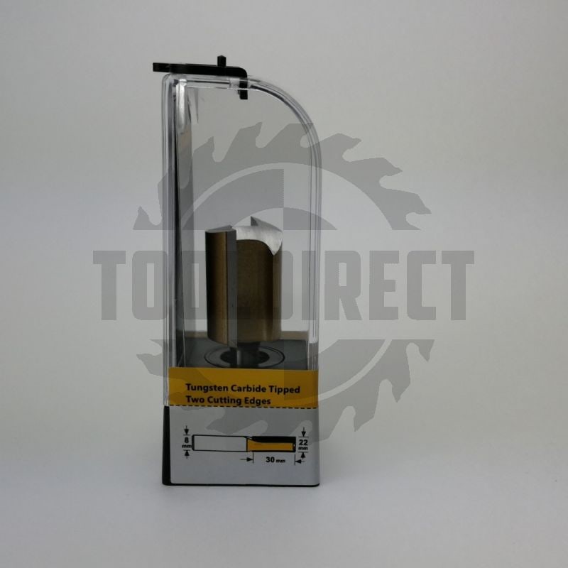 Фреза концевая прямая пазовая для фрезера и ЧПУ D=22x30x62 S=8 Z2 HW ARDEN